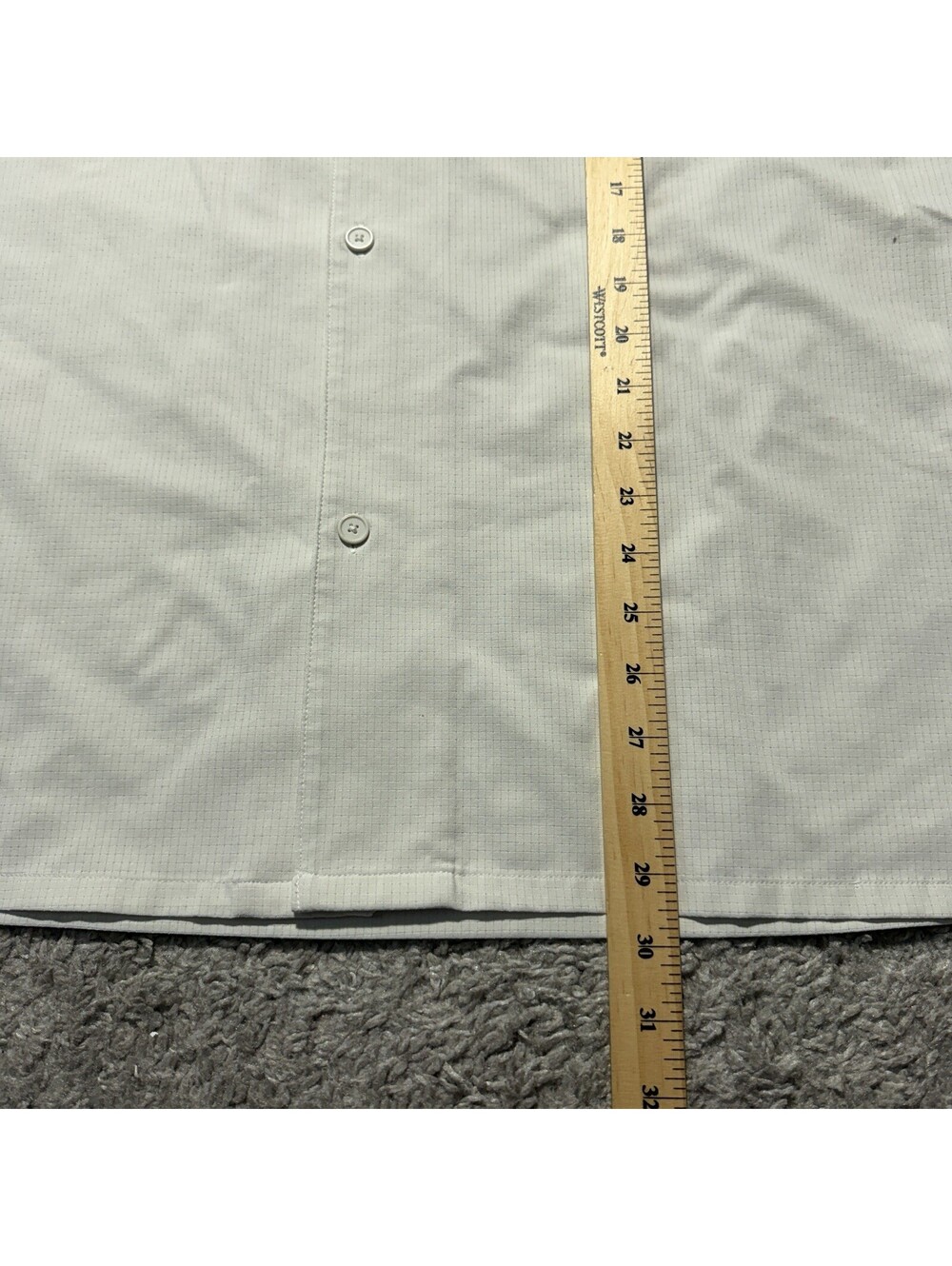Lululemon Airing Easy Camp Collar Button Up Short Sleeve Shirt Bone Men’s XL - Picture 7 of 9